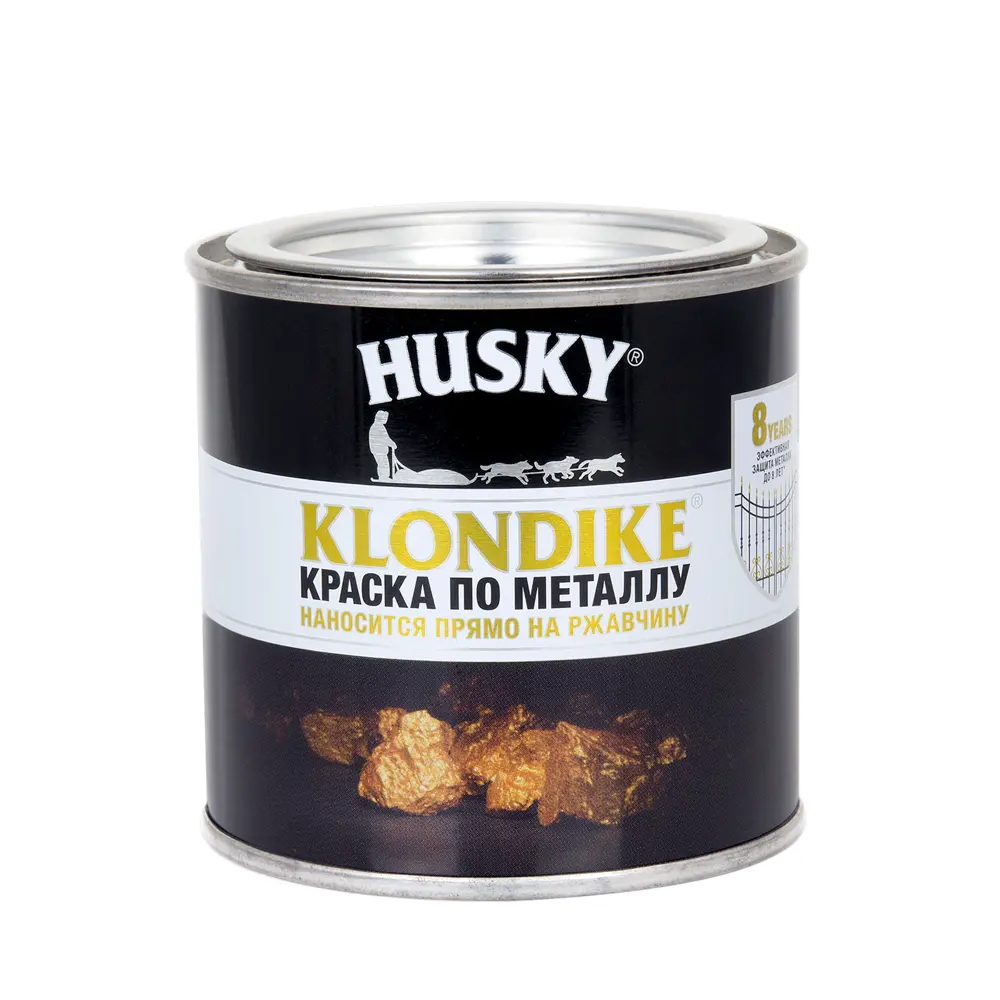 Антикоррозионная краска Husky Klondike для металла темно-синяя 0.25 л 84391774 STLM-0049022 - Вид №1