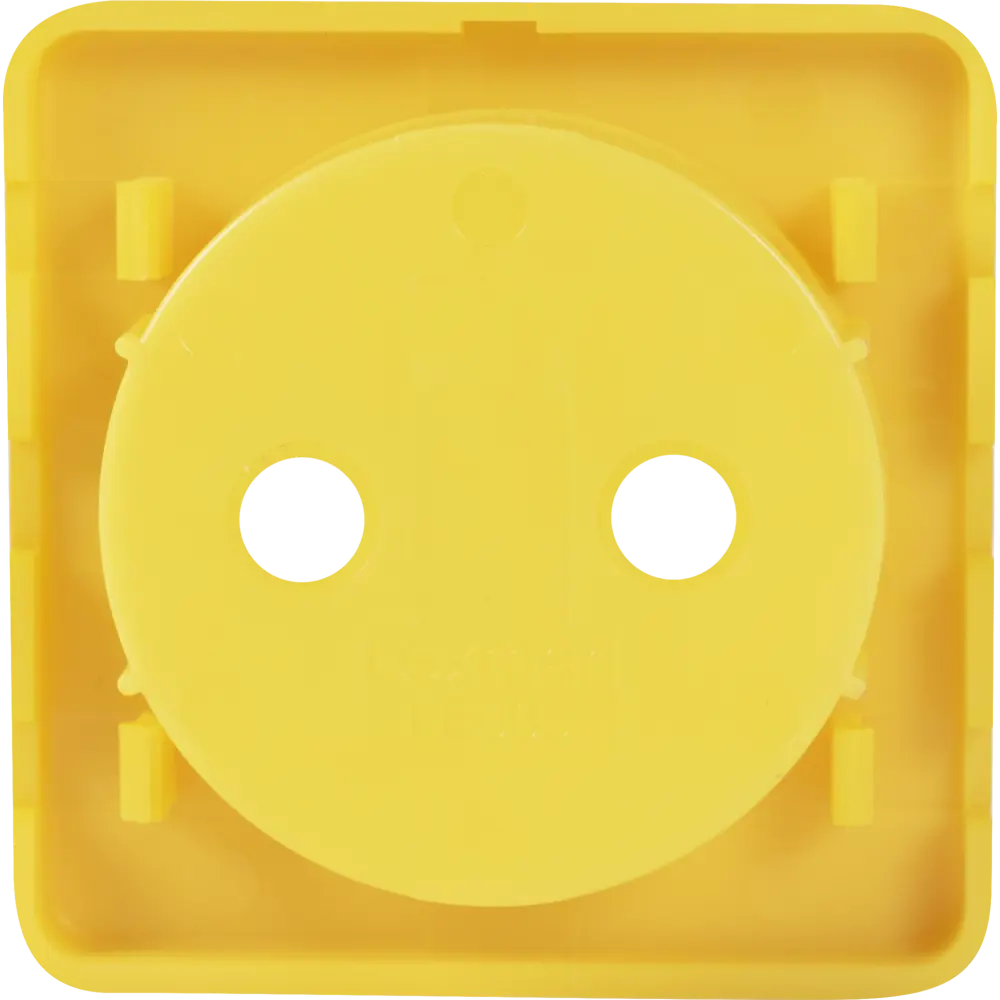 Накладка для розетки без заземления Lexman Cosy, цвет жёлтый STLM-2033295 - Вид №2