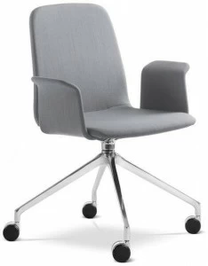 LD Seating Офисное кресло из ткани с подлокотниками на колесиках Sunrise 152 br f75-n6