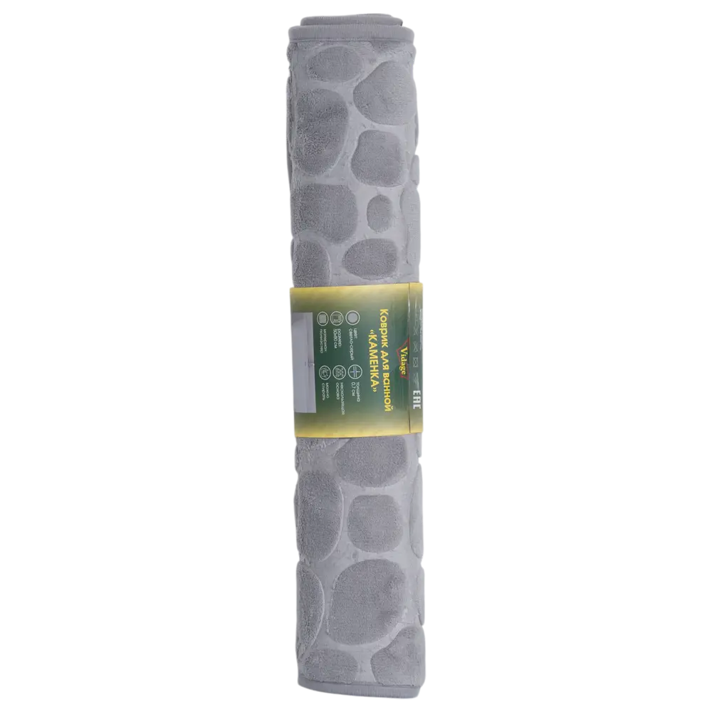 Коврик для ванной Vidage Каменка - серый комфорт 50х80 см 89373805 STLM-1568305 - Вид №3