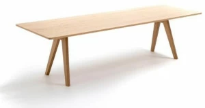 Moroso Прямоугольный стол из мдф и массива дерева Mathilda