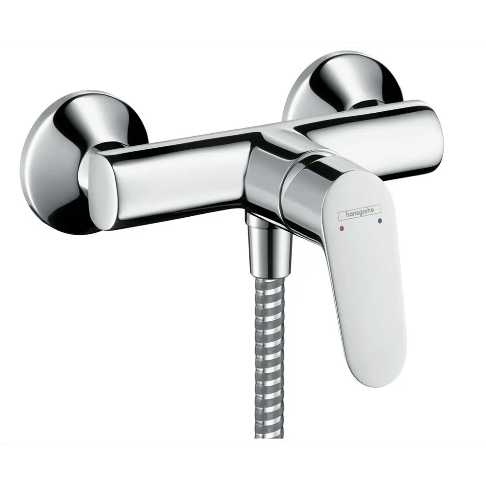 Смеситель для ванны и душа Hansgrohe Focus E2 однорычажный цвет хром STLM-2178861
