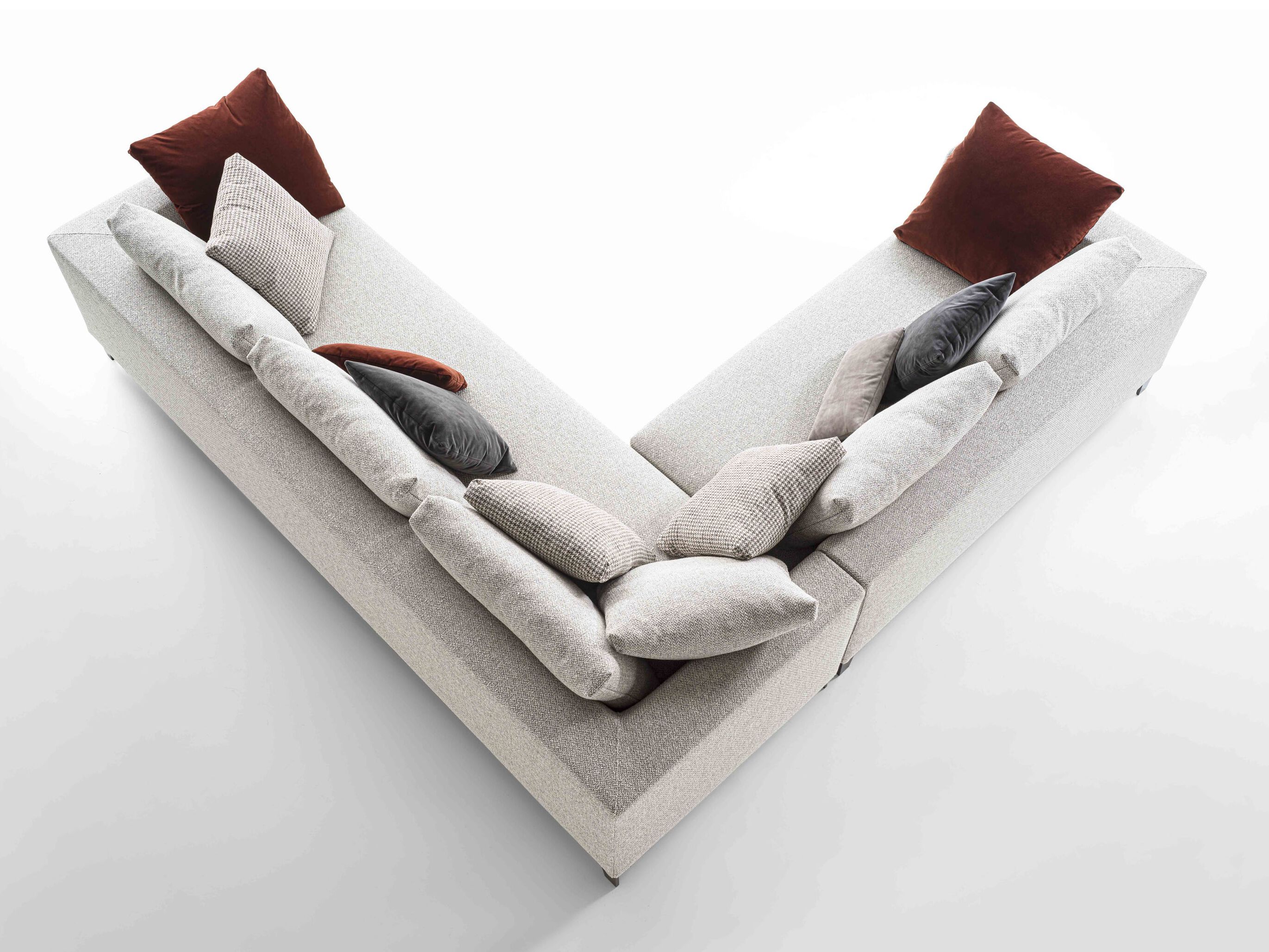 Съемный угловой диван из ткани GRUPPO FOX день Фокса ARCH-00139474