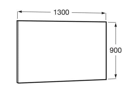 Прямоугольное зеркало для ванной комнаты Roca ARCH-00055915 - Вид №29