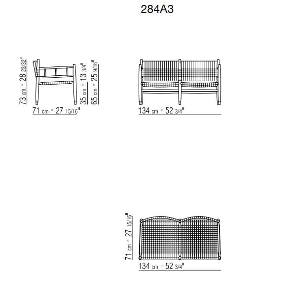 Садовое кресло iroko и полипропиленовый шнур Flexform Lee Outdoor ARCH-00057362 - Вид №5