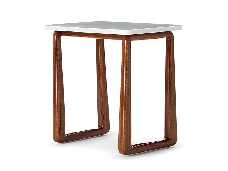 Высокий журнальный столик из красного дерева с мраморным верхом Exteta Loro Piana Interiors, Стулья Delight от Exteta ARCH-00107050 - Вид №2