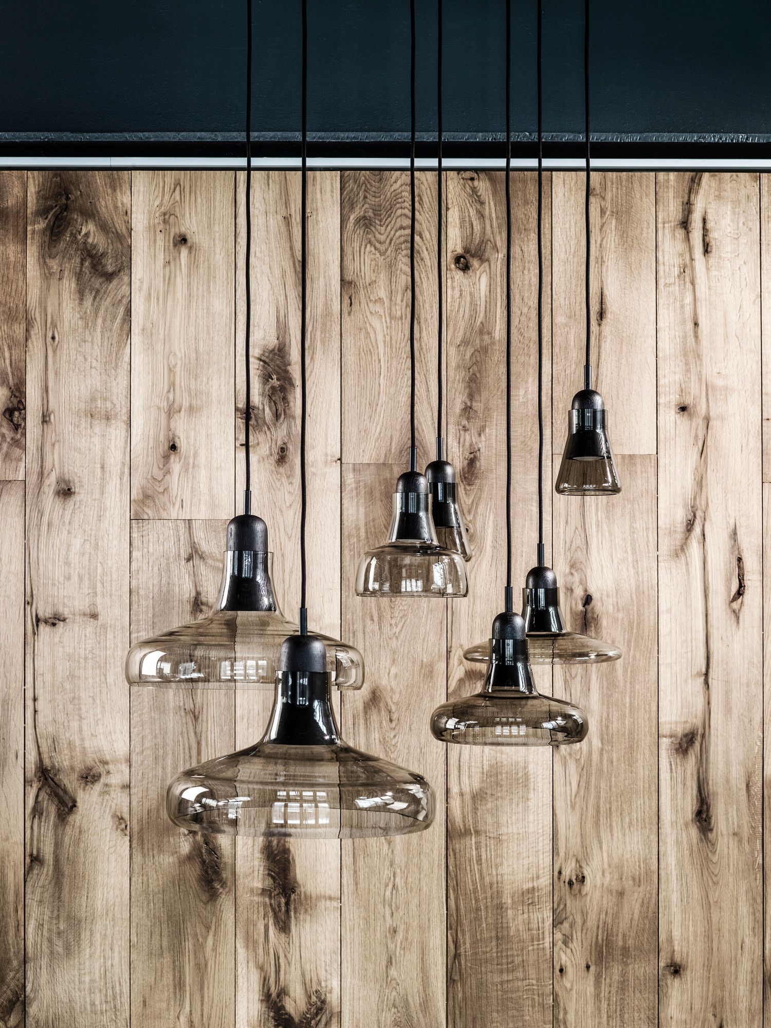 Подвесной светильник из дутого стекла с регулируемой яркостью BROKIS Тени ARCH-00150384 - Вид №9