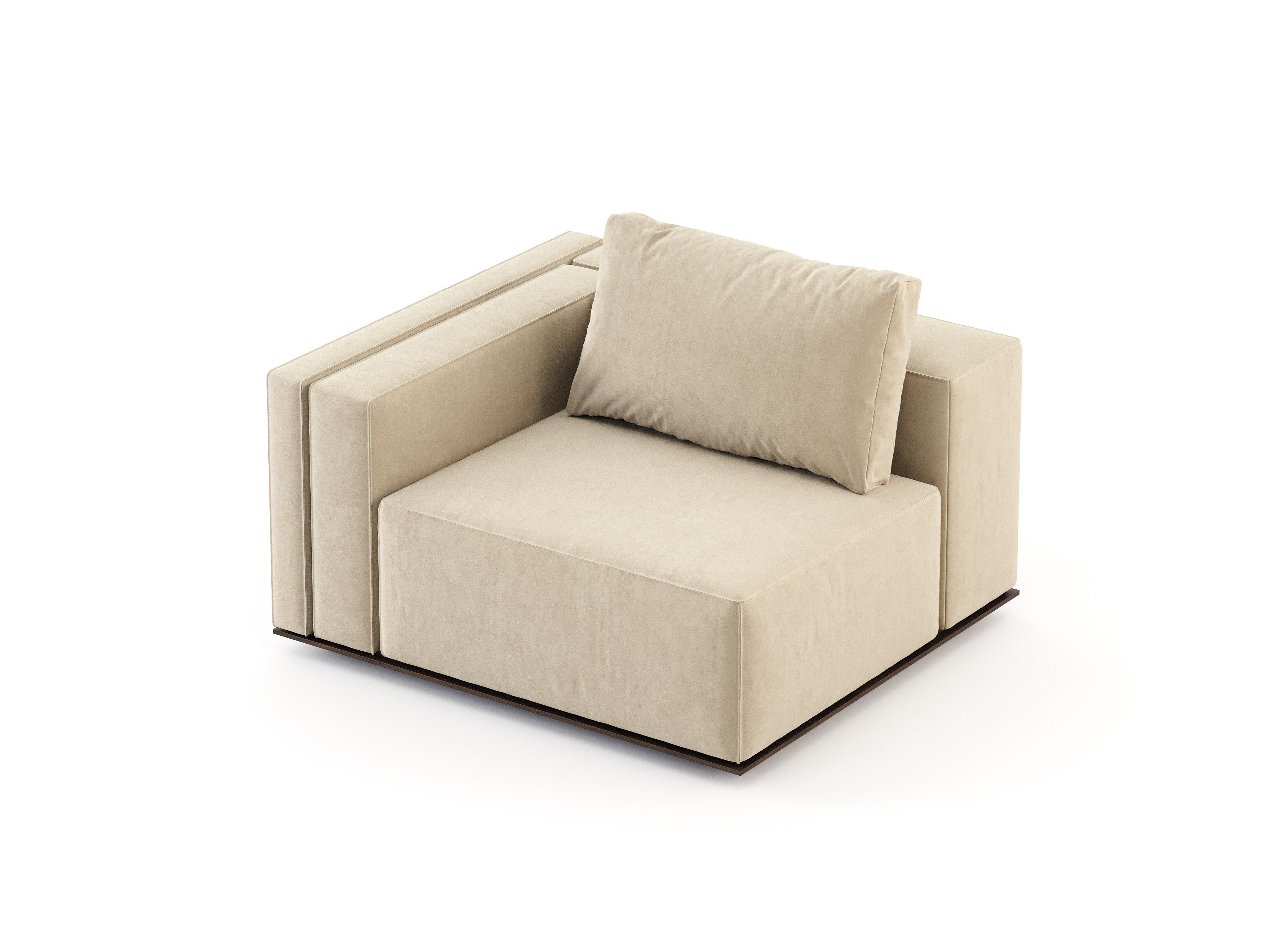 Секционный тканевый диван с полуостровом Stylish Club Landform ARCH-00148980 - Вид №6