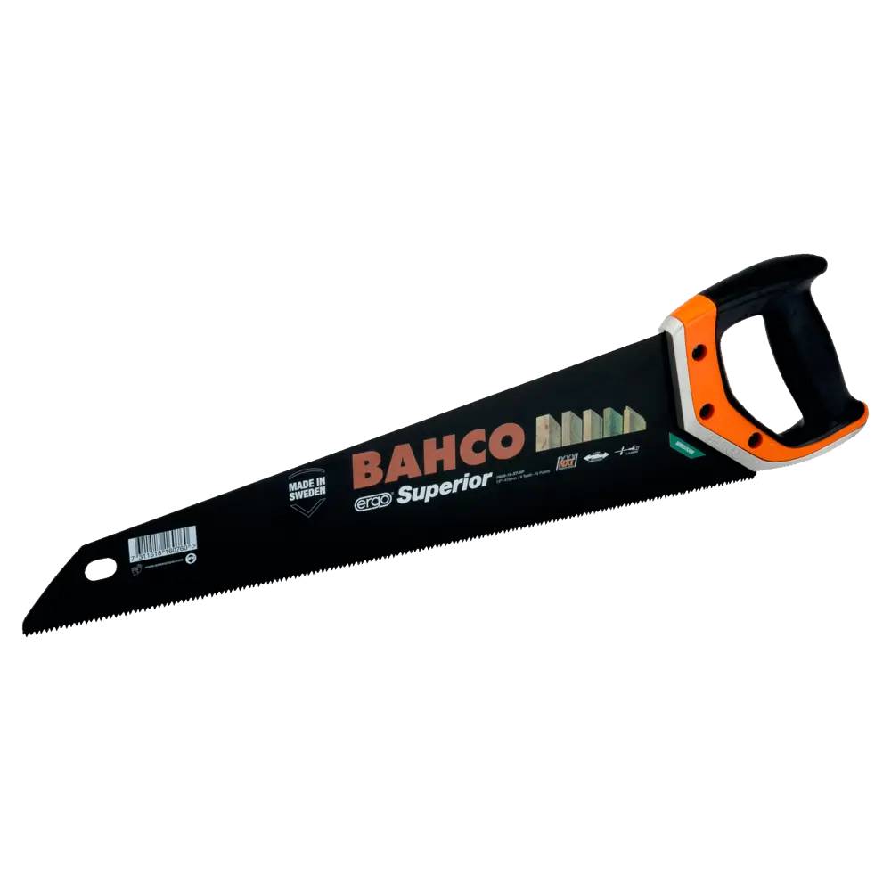 Пила по дереву BAHCO, мелкий зуб, 475 мм 10726729 STLM-2126900 