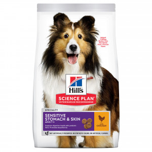 ПР0044409 Корм для собак Hill"s Sensitive Stomach & Skin c чувствительной кожей и желудком сух. 12кг Hill's