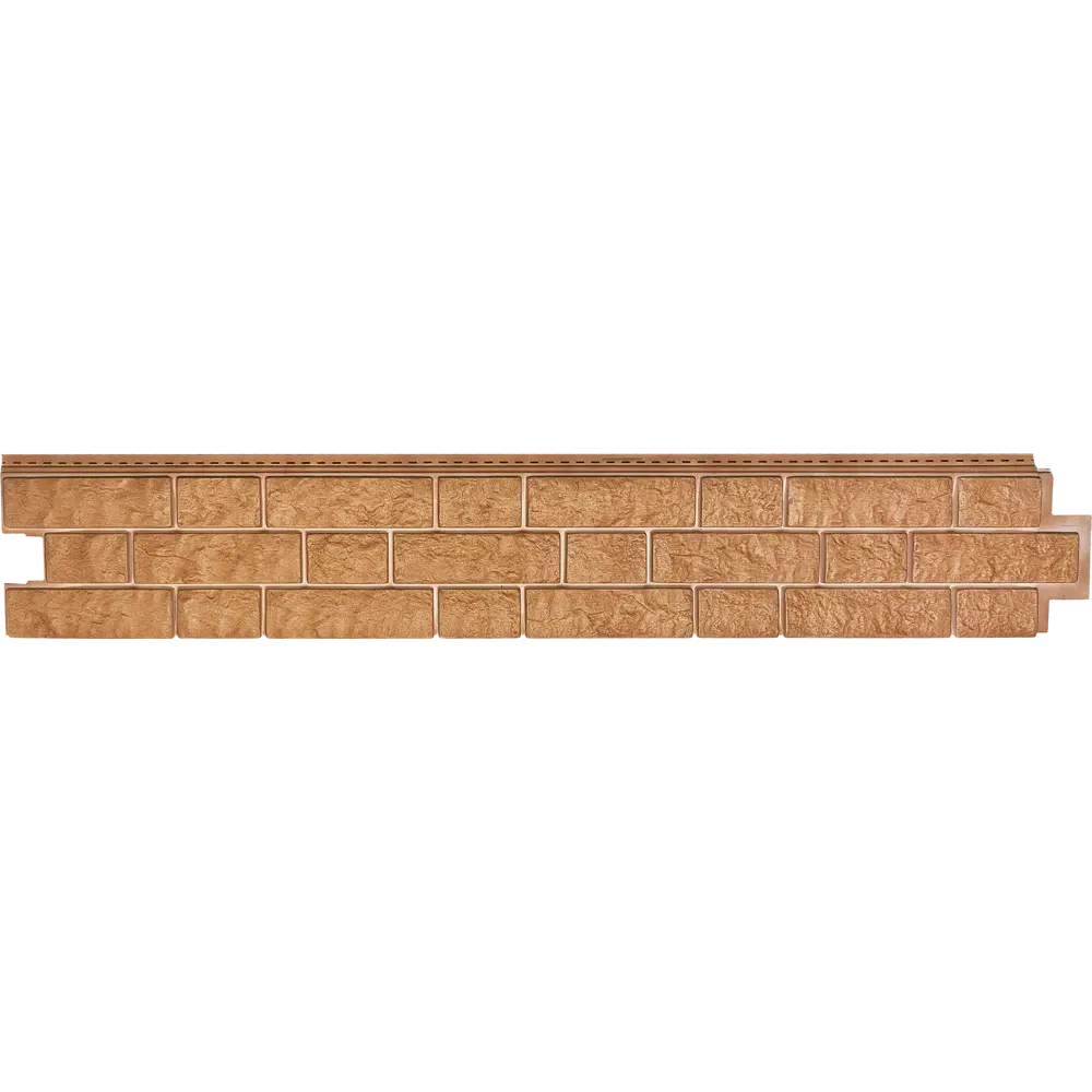 88292074 Сайдинг виниловый Döcke Bergart Камень 1.8 м Пекан 0.52 м² STLM-0077326 - Вид №1