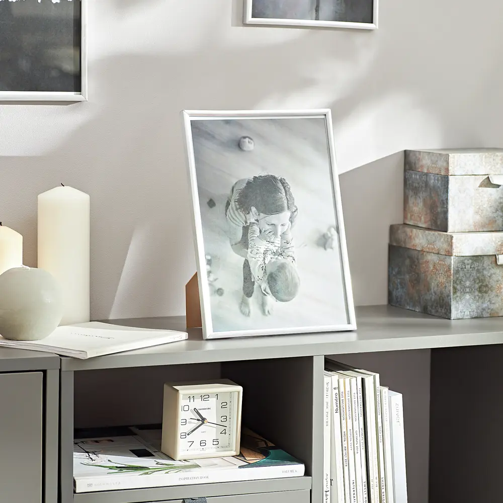 Фоторамка Inspire Lila серебристая для фотографий 21×29.7 см 89050561 STLM-0836187 - Вид №3