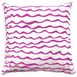 Декоративная подушка Seasons Простые вещи Мокап Волны 40x40 см цвет розово-белый