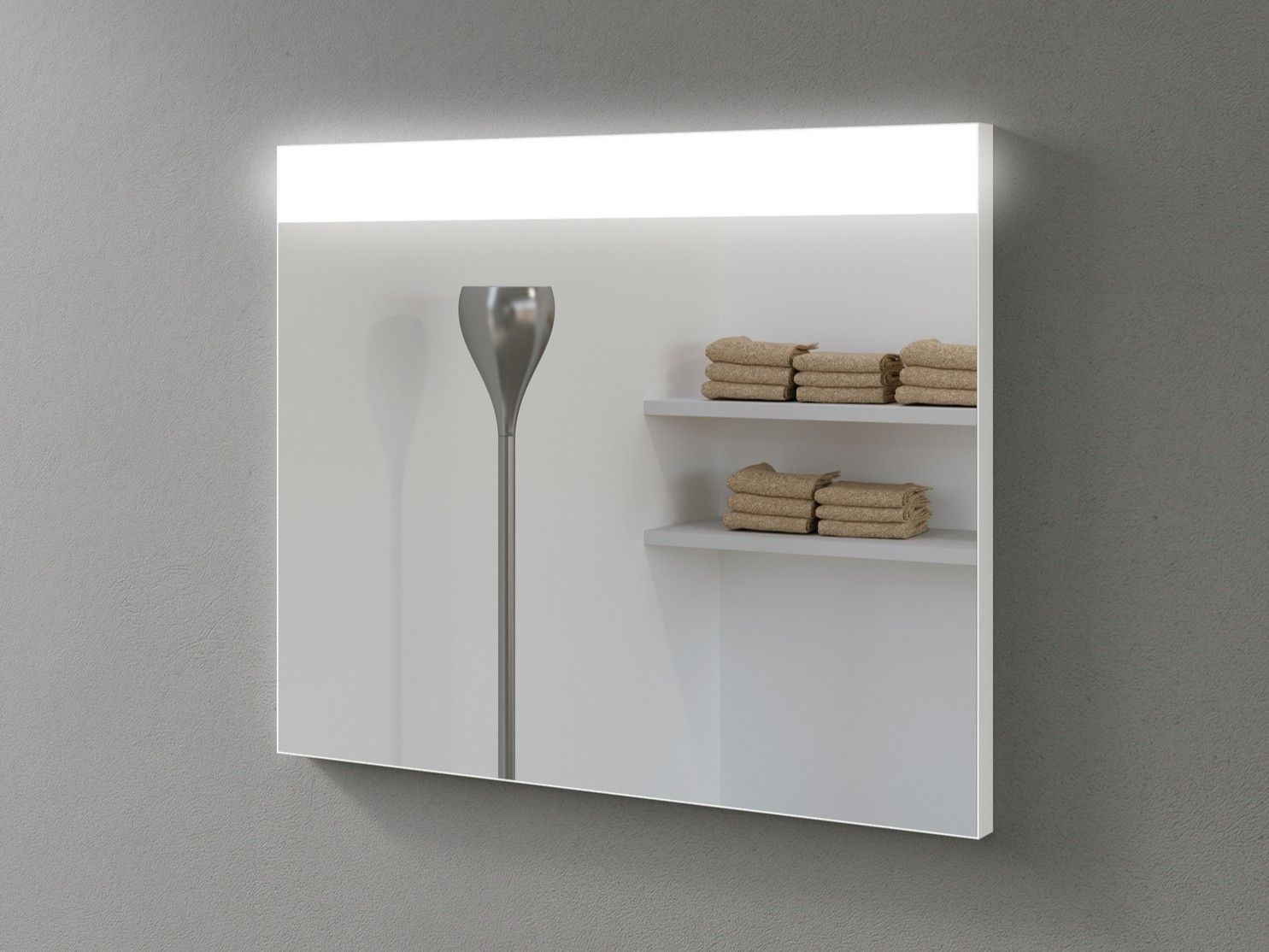 Прямоугольное зеркало со встроенным настенным освещением DDL Reflex ARCH-00000814 - Вид №1