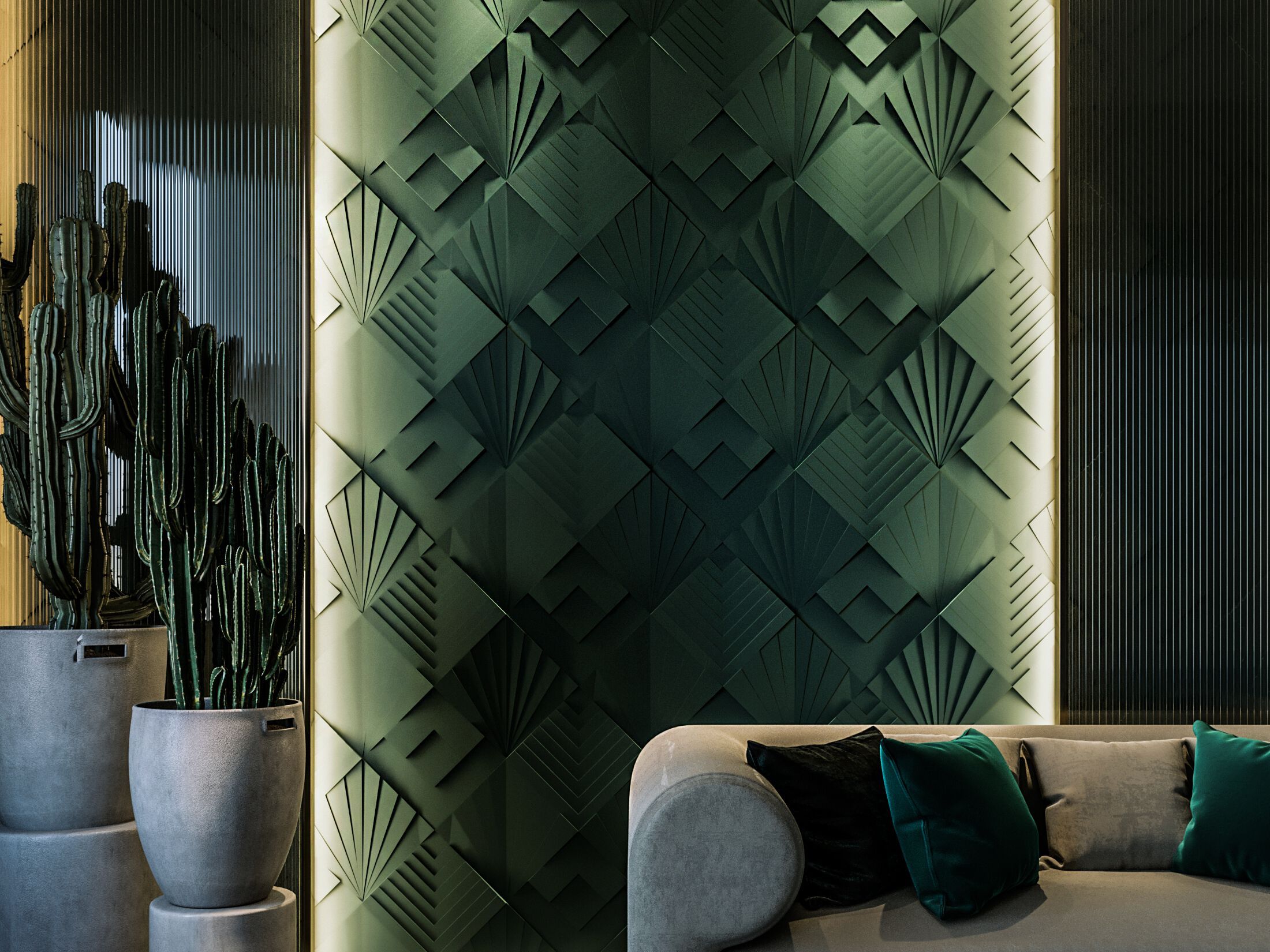 Трехмерное гипсовое покрытие WallDeco дизайн ARCH-00111800