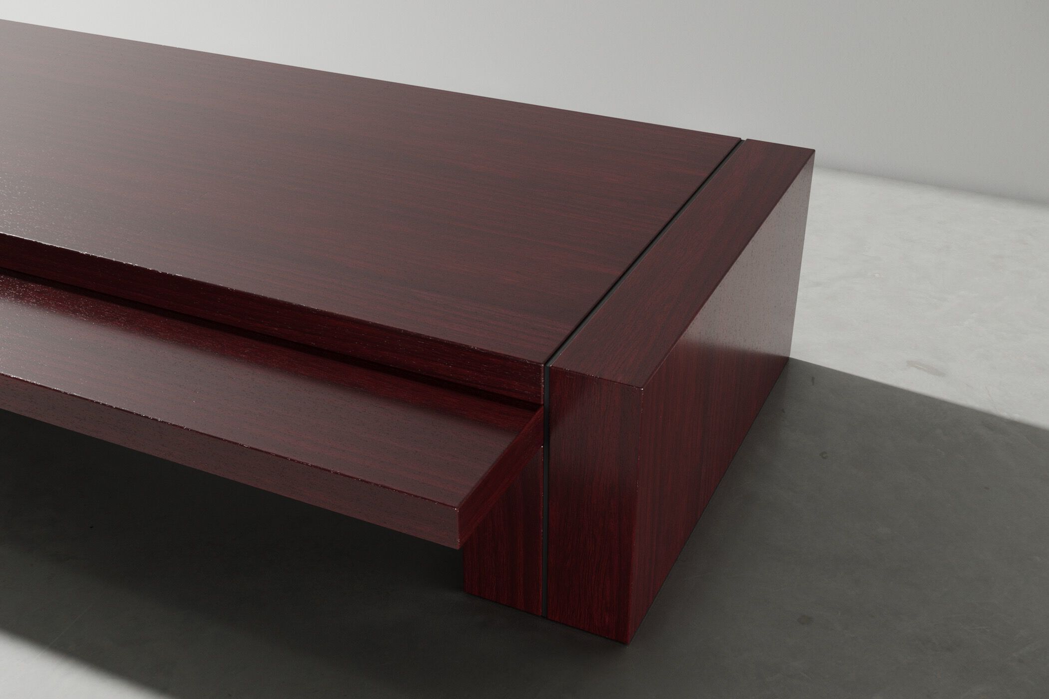 Низкий деревянный журнальный столик District Eight Limen ARCH-00065312 - Вид №4