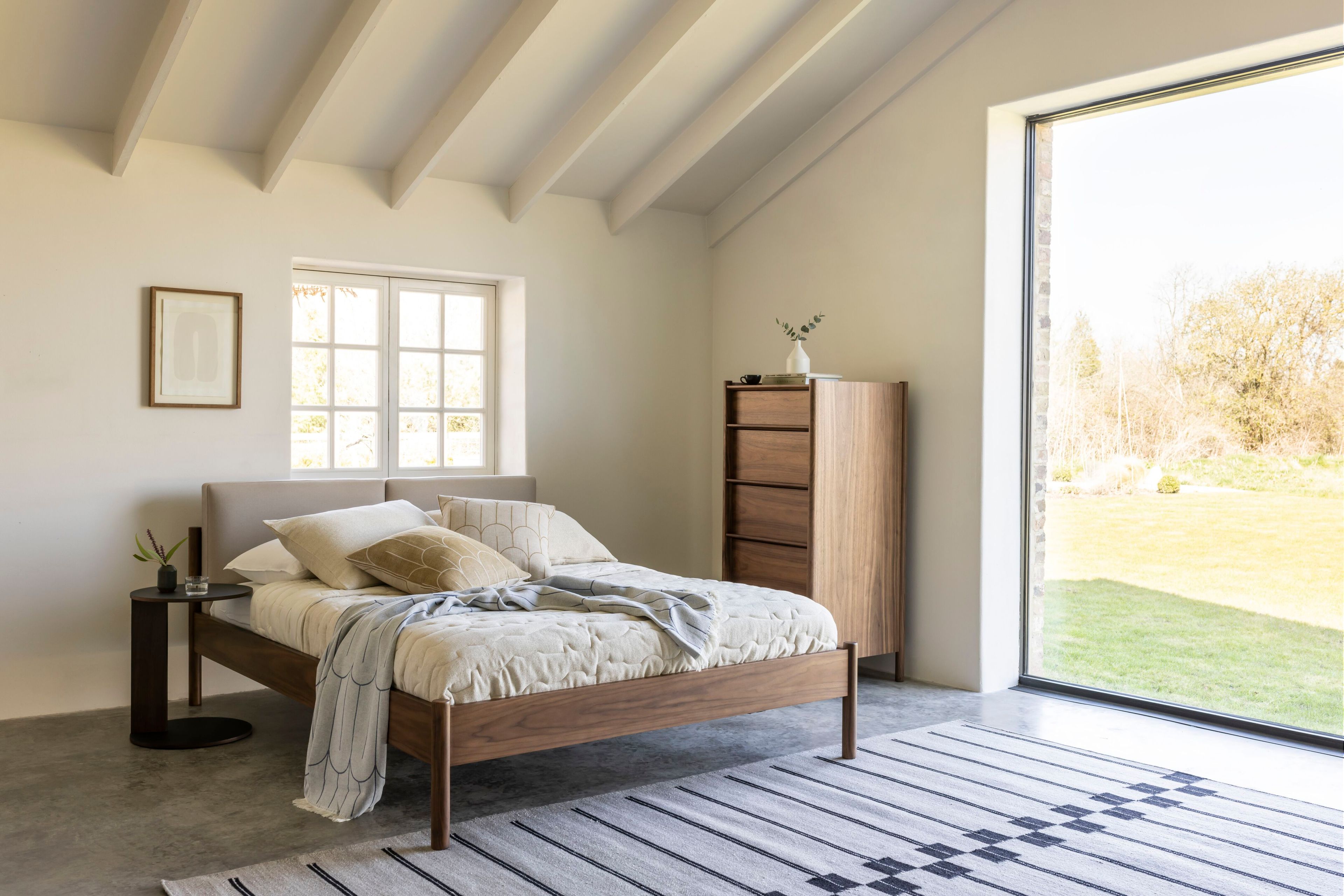 Квадратная подушка из хлопка с геометрическим рисунком Case Весы ARCH-00077967 - Вид №13