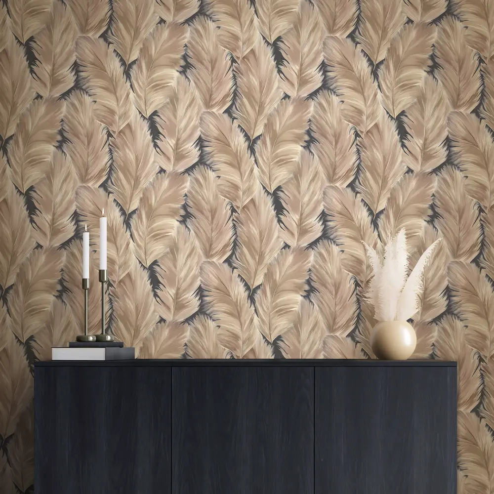 Обои флизелиновые Ornamy Magic черные 1.06 м OR8037-12 STLM-2019380 - Вид №2