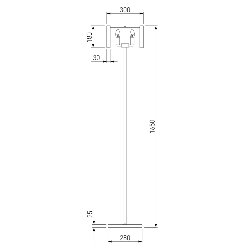 Торшер Eurosvet Flamel - золотой цилиндр для уютного интерьера 89435502 STLM-1573037 - Вид №7