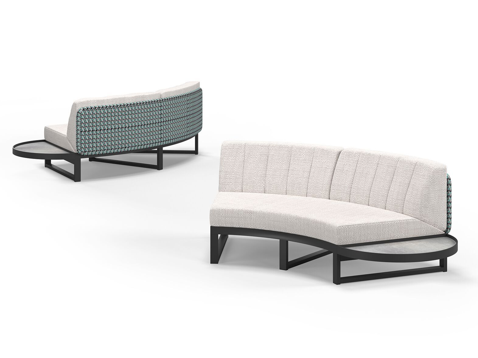 Модульный изогнутый садовый диван из ткани MAMAGREEN Munia ARCH-00125657 - Вид №15