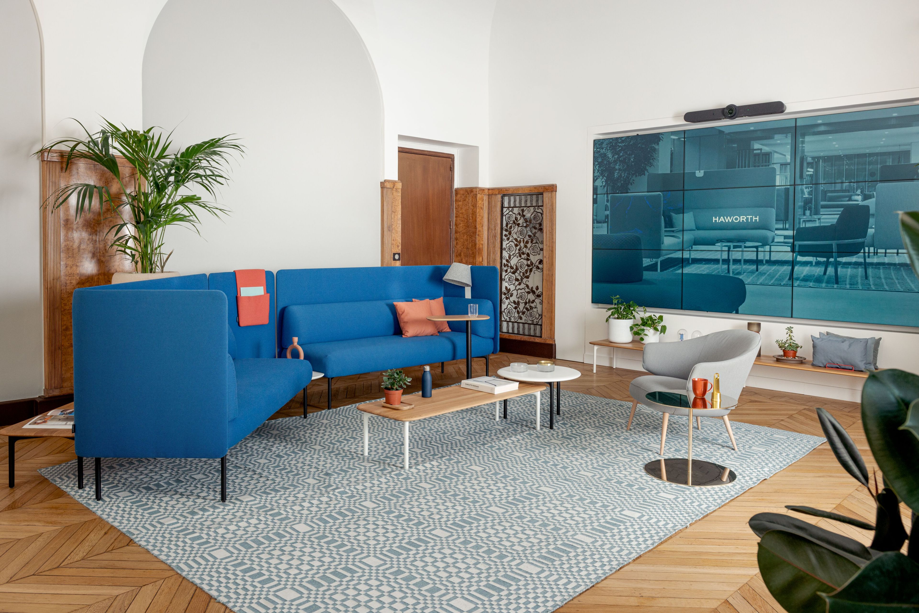 Модульный офисный тканевый диван Haworth CABANA LOUNGE ARCH-00044376 - Вид №6