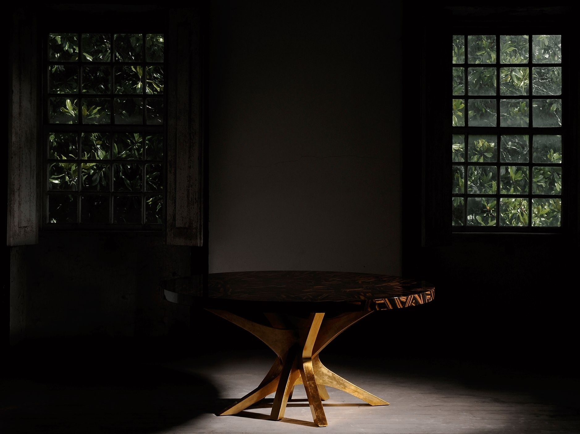 Круглый деревянный стол для гостиной Boca do Lobo PATCH ARCH-00151737 - Вид №7