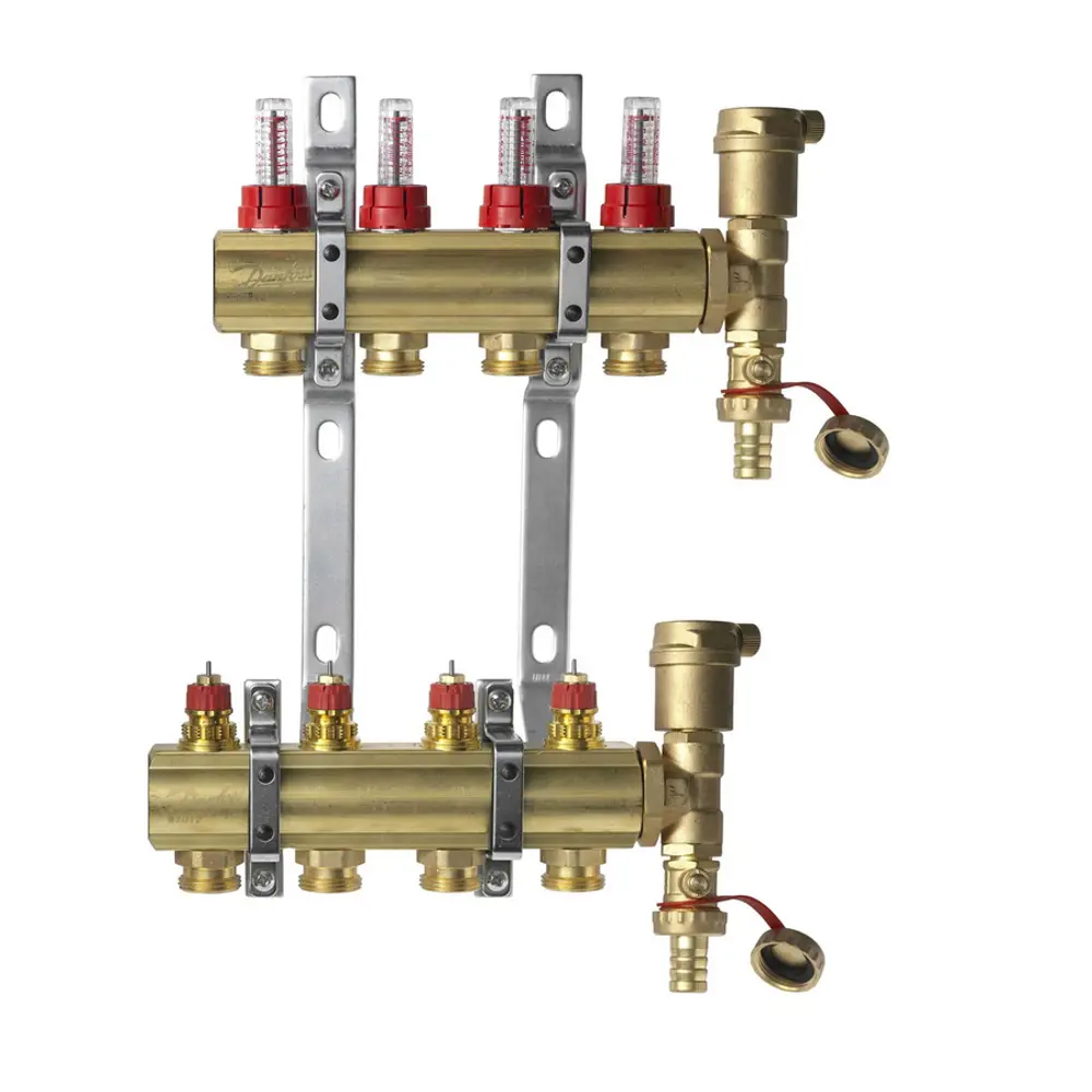 Комплект коллекторов Danfoss FHF-4F 4 контура STLM-2036974