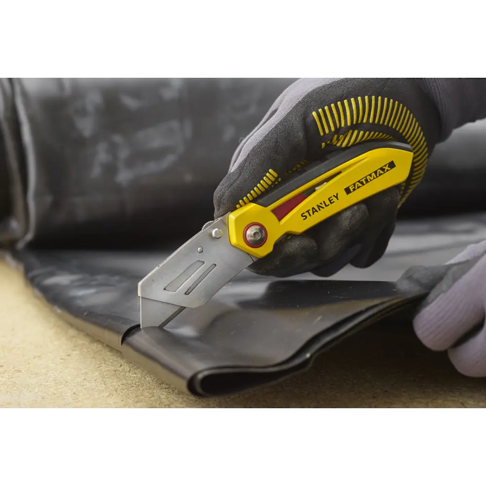 Нож строительный складной Stanley Fatmax FMHT0-10827, пластиковый корпус, трапециевидное лезвие 18 мм 84807044 STLM-2008237  - Вид №5