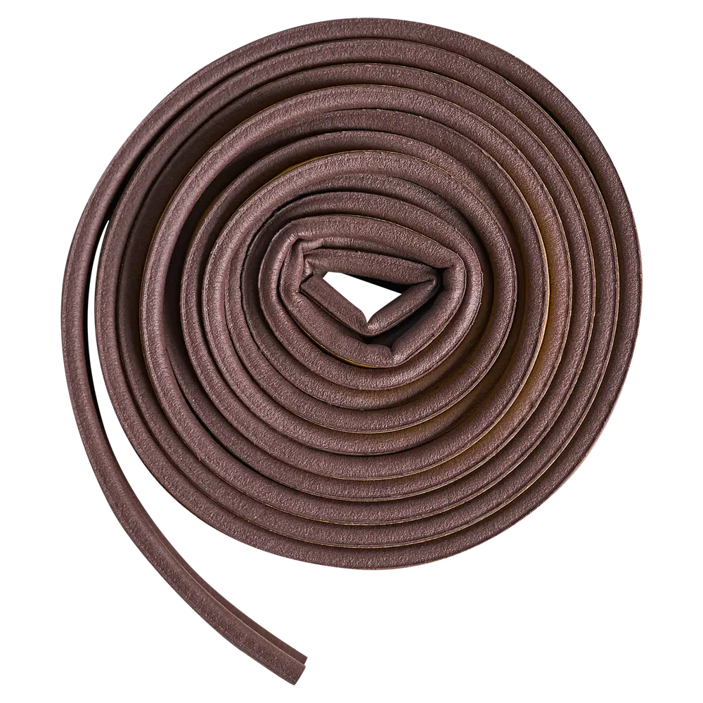 Уплотнитель EPDM для окон и дверей самоклеящийся Monlid P-профиль 6 м цвет коричневый STLM-2015510 - Вид №1