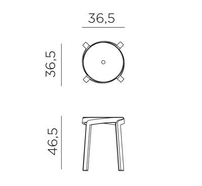 Полипропиленовый стул Nardi Stack &amp ARCH-00022068 - Вид №4