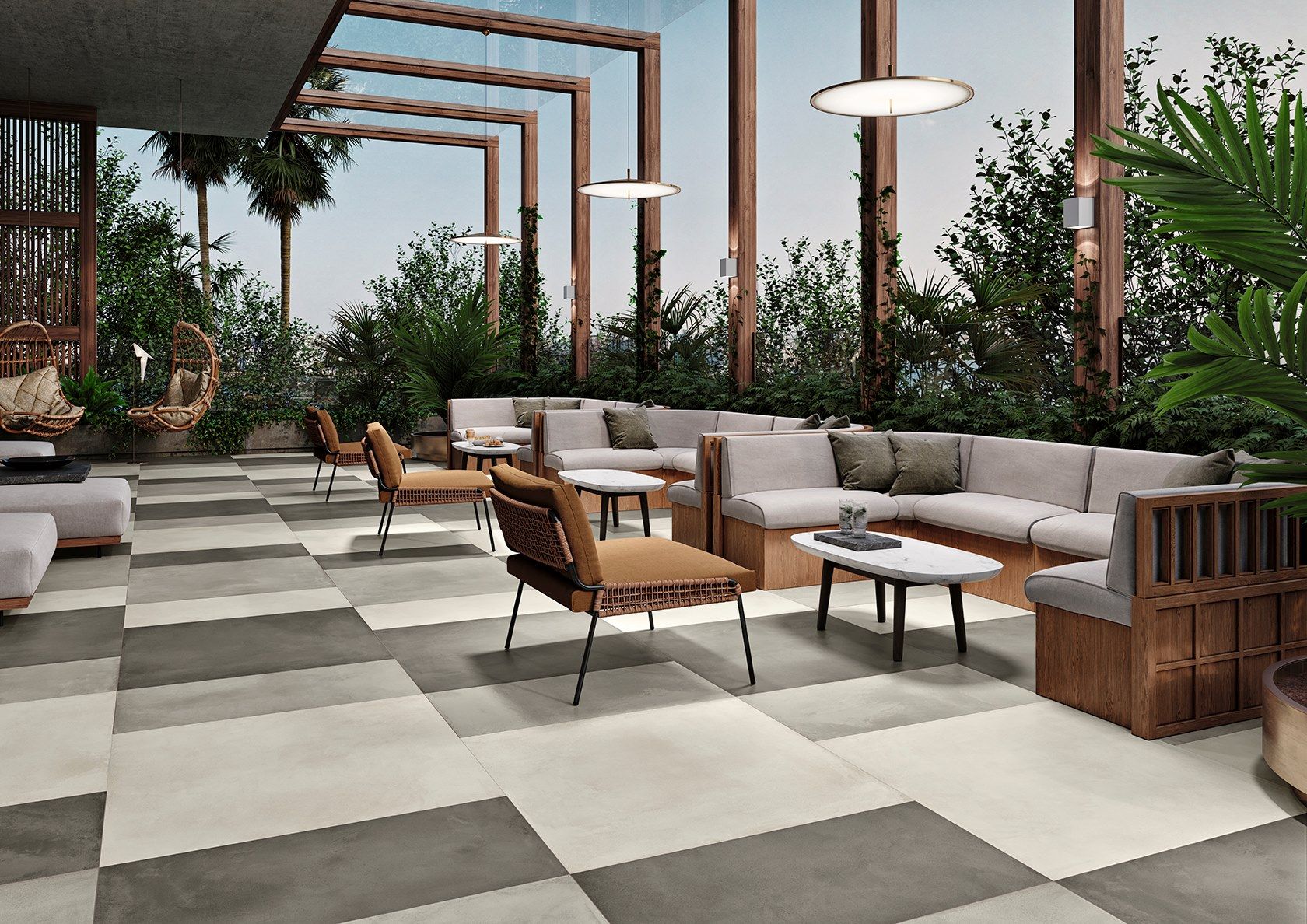 Пол / покрытие для внутреннего и наружного применения с эффектом цемента Revigrés ARCH-00038602 - Вид №13