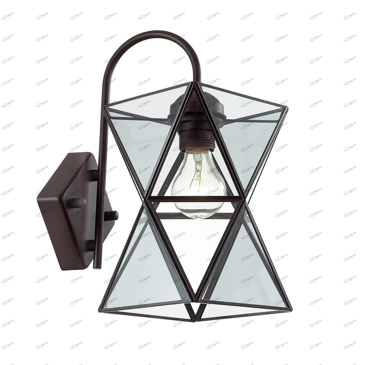 Бра Favourite Polihedron 1919-1W FAVOURITE ФОНАРЬ 079140 Прозрачный;серый 