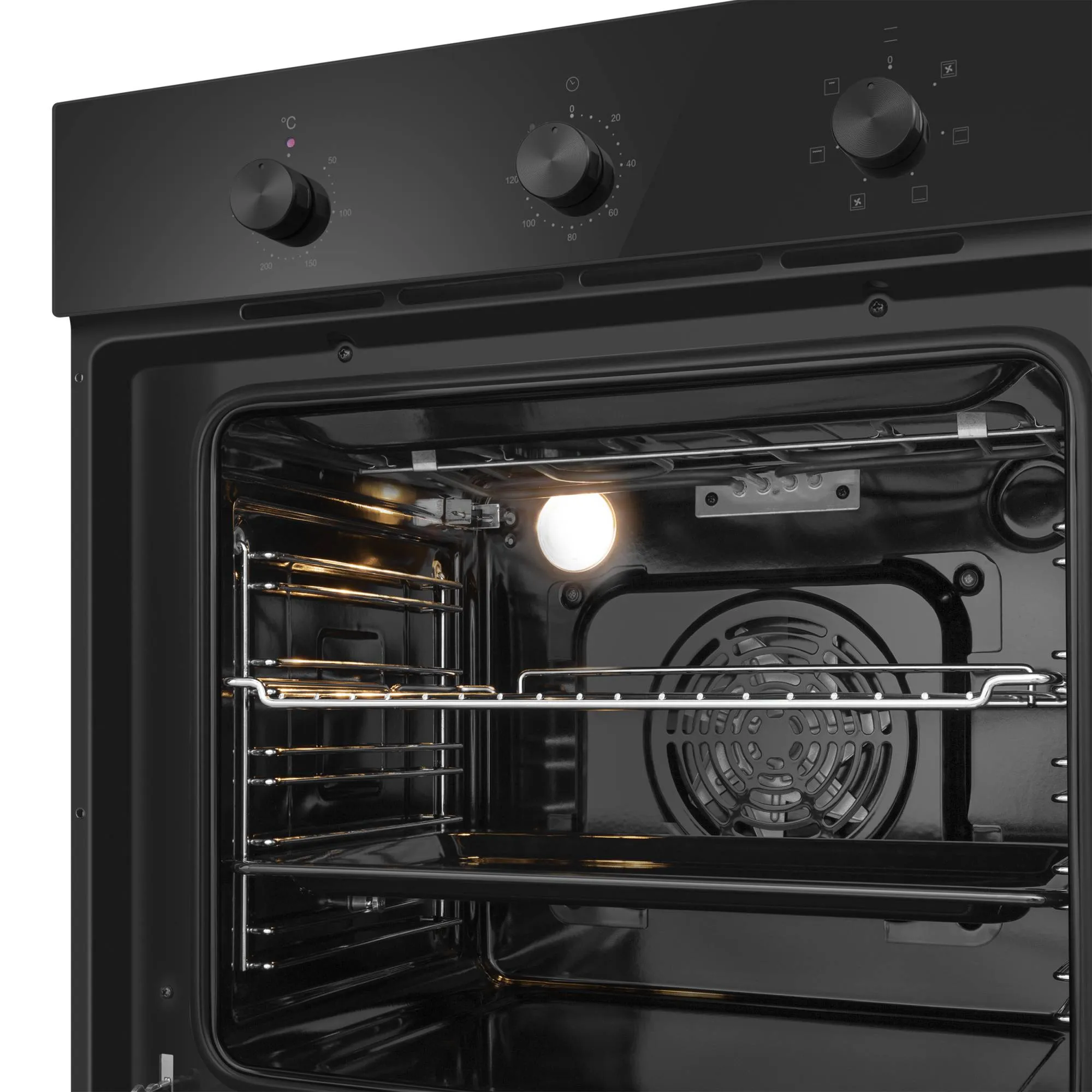 9168830 Электрический духовой шкаф Meferi MEO606BK LIGHT черный STDN-0076211 - Вид №11