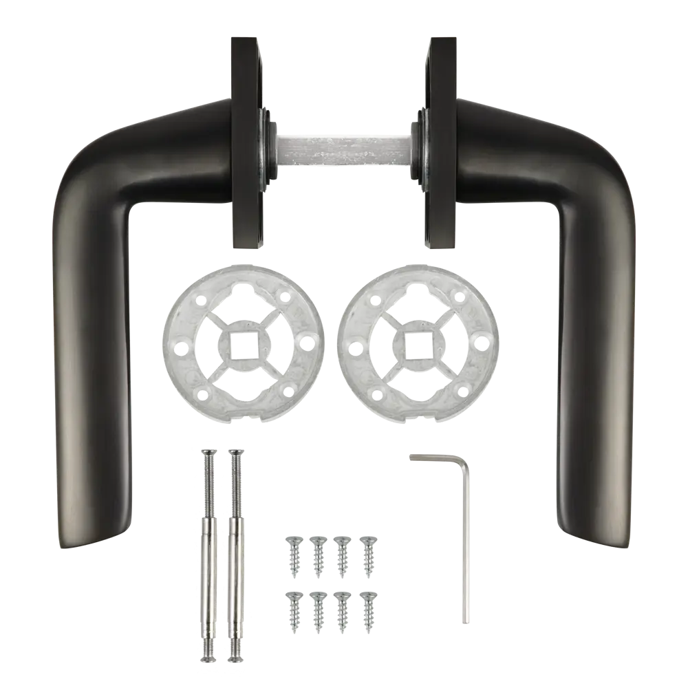 Дверные ручки EDSON Graphite для межкомнатных дверей 85169383 STLM-0059375 - Вид №1