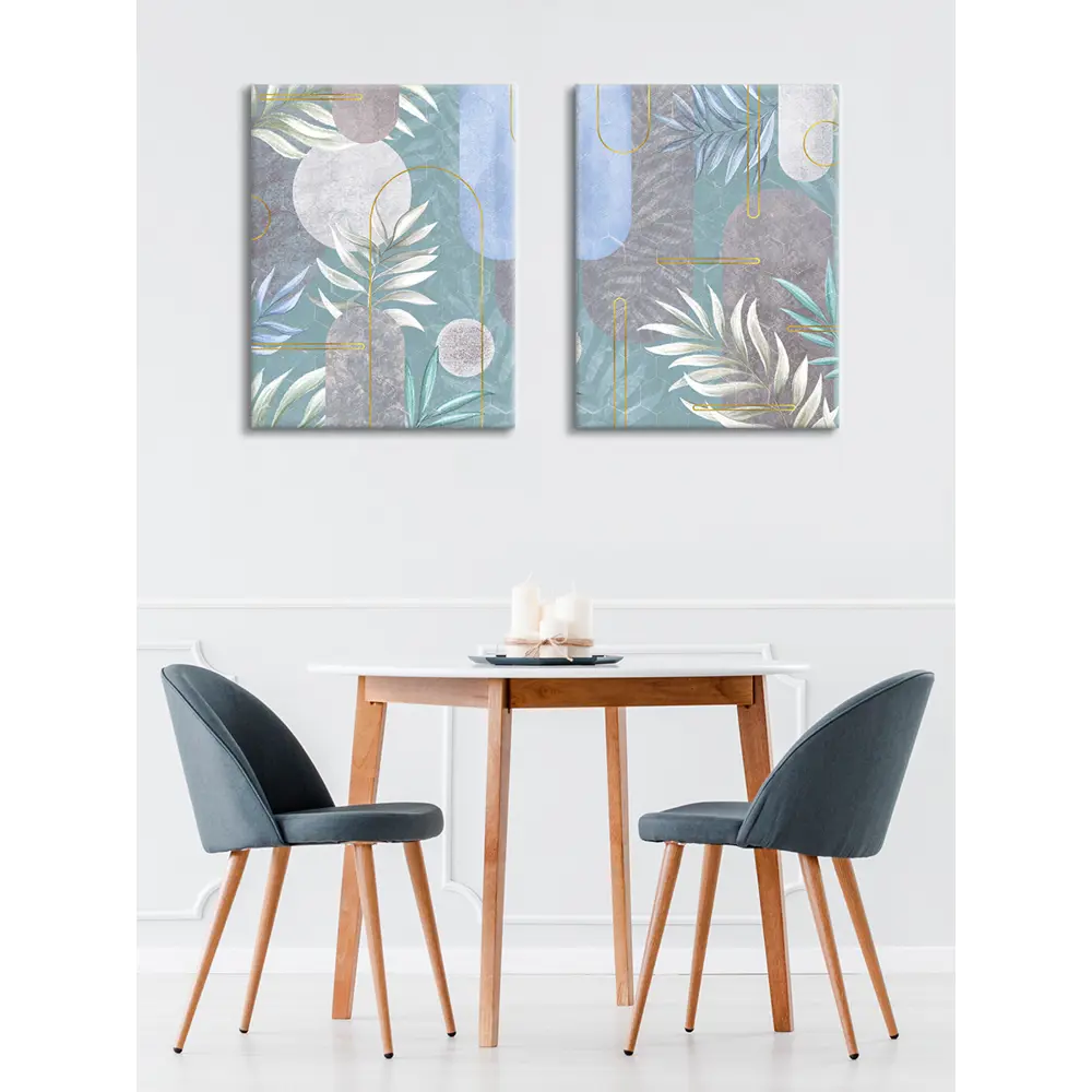 Картина модульная Геометрия 45x60 см 2 шт POSTERMARKET STLM-2127411 - Вид №6