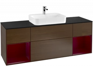 Villeroy&Boch Тумба под раковину Прямоугольная версия F452HBGN Finion Walnut Veneer