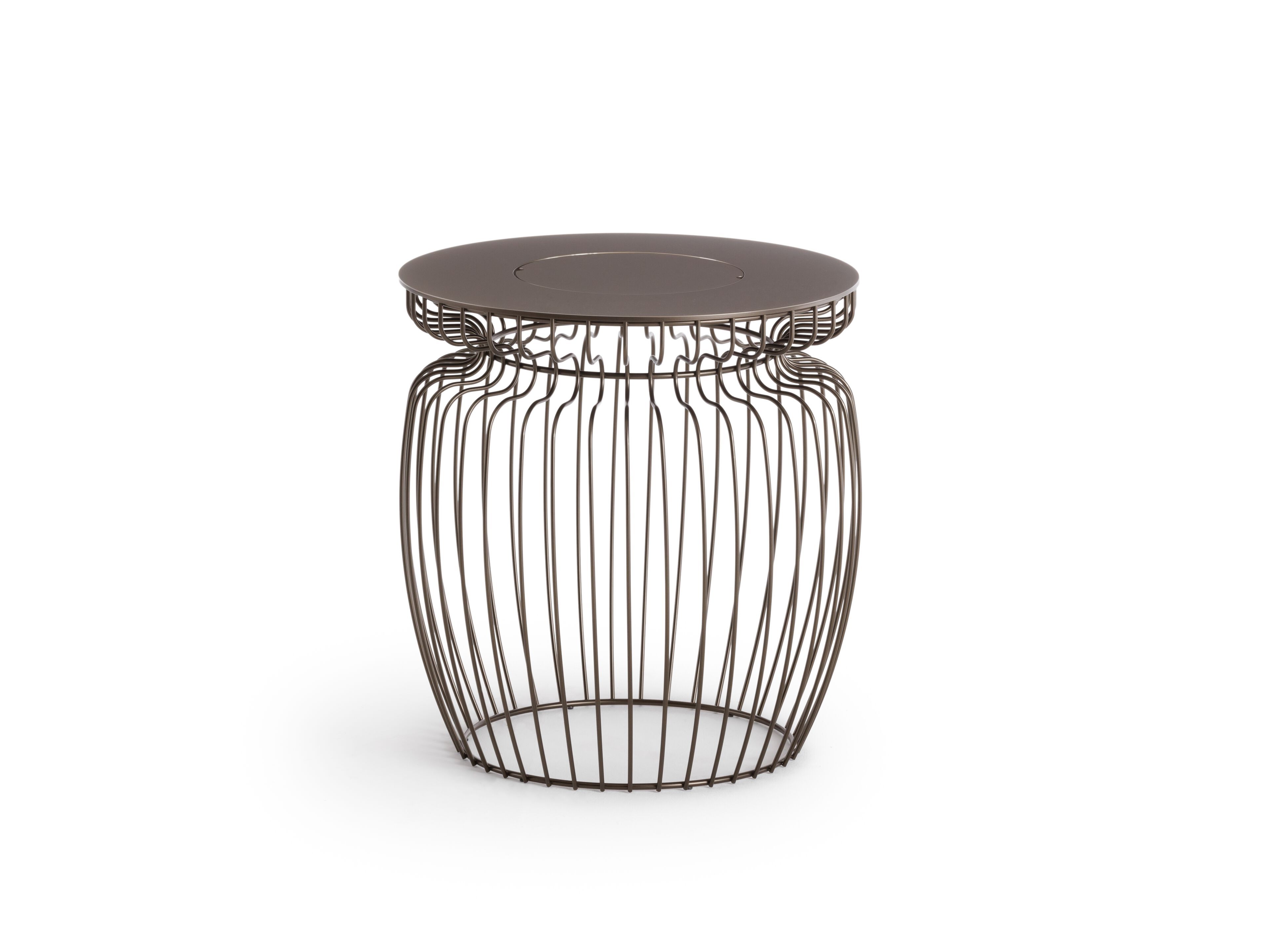 Круглый металлический журнальный столик Natevo Атолл ARCH-00045139 - Вид №1