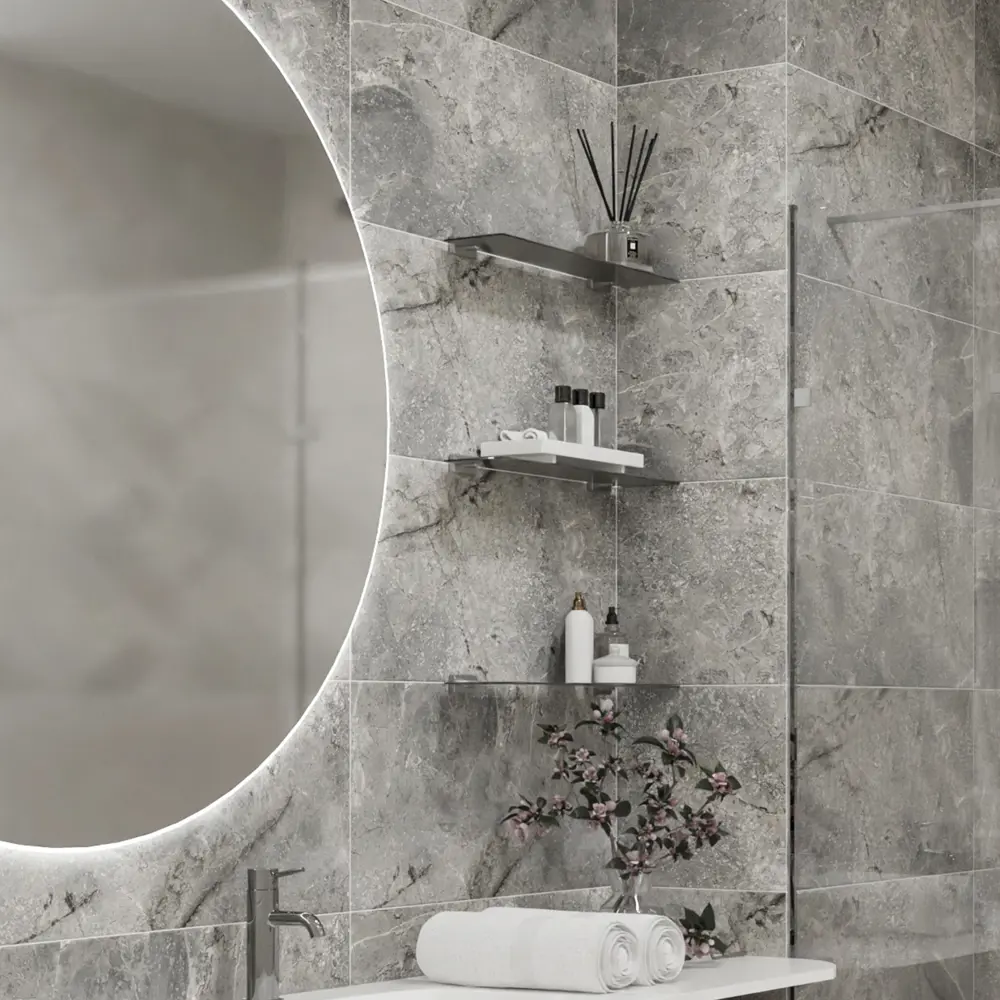 Настенная плитка Azori Torrente с эффектом природного камня 31.5×63 см 89401966 STLM-1575249