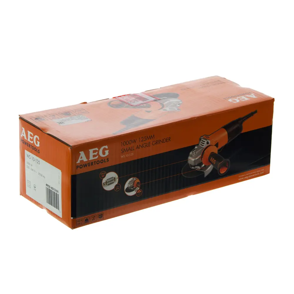 Углошлифовальная машина (болгарка) AEG WS10-125, 1000 Вт, 125 мм STLM-2009764 - Вид №3