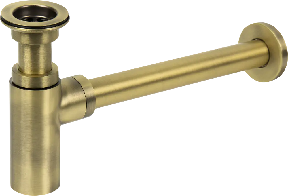 WIRQUIN Сифон бутылочный для раковины с боковым выпуском бронза 82367308