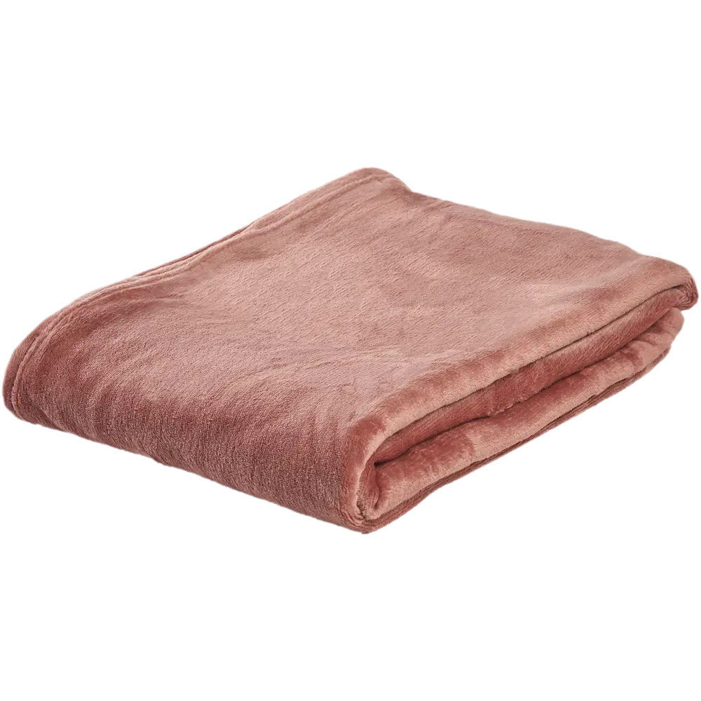 Плед 125X150 см фланель цвет красный Atmosphera STLM-2150520