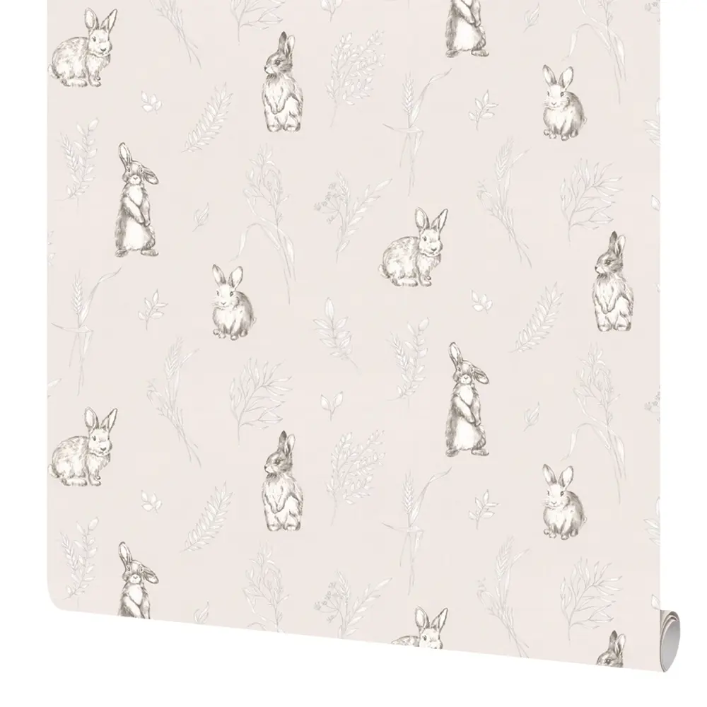 Обои флизелиновые Vog Collection Funny Bunny розовые 1.06 м 72059-55 87769316 STLM-2035207