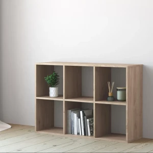 Стеллаж KONSENSA Руан 6 секций 70x104x31.7 см ЛДСП цвет дуб комано