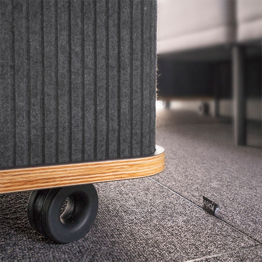 Низкий журнальный столик из войлока с колесами Askia THE CATCHER ARCH-00150503 - Вид №15