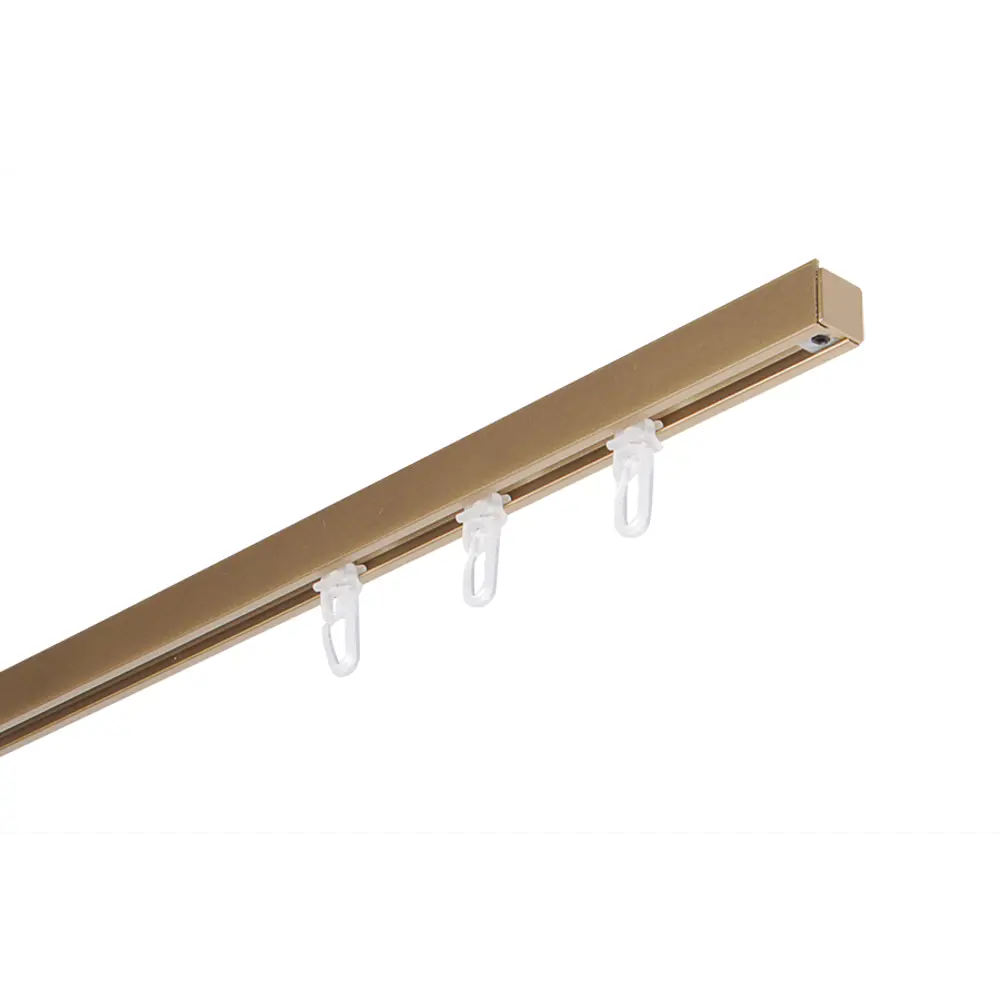 Карниз однорядный Арт-декор Atlant Mini 160 см алюминий цвет золото STLM-2014727