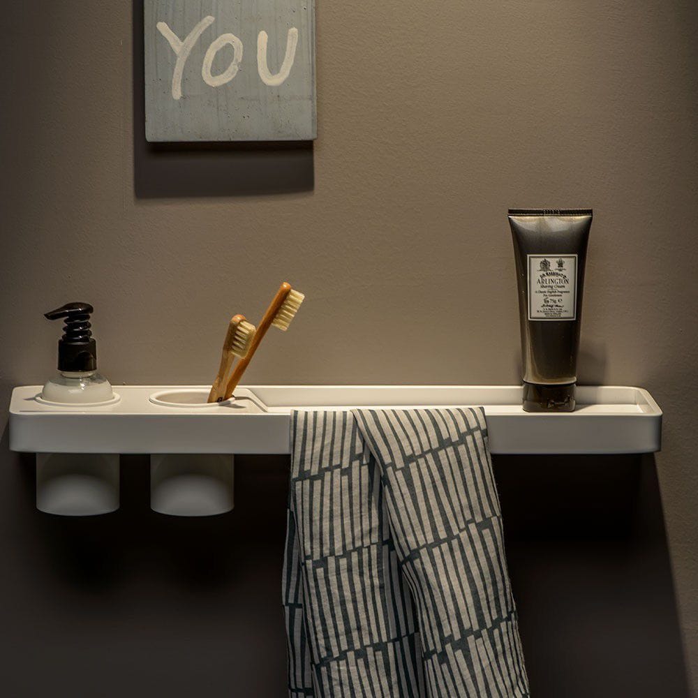 Держатель для полотенец / полка для ванной комнаты с порошковым покрытием EVER Life Design Brunt ARCH-00105081 - Вид №6