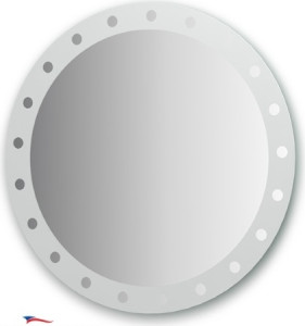 Cz 0715 Зеркало с орнаментом - жемчуг 80Х80 см FBS Artistica