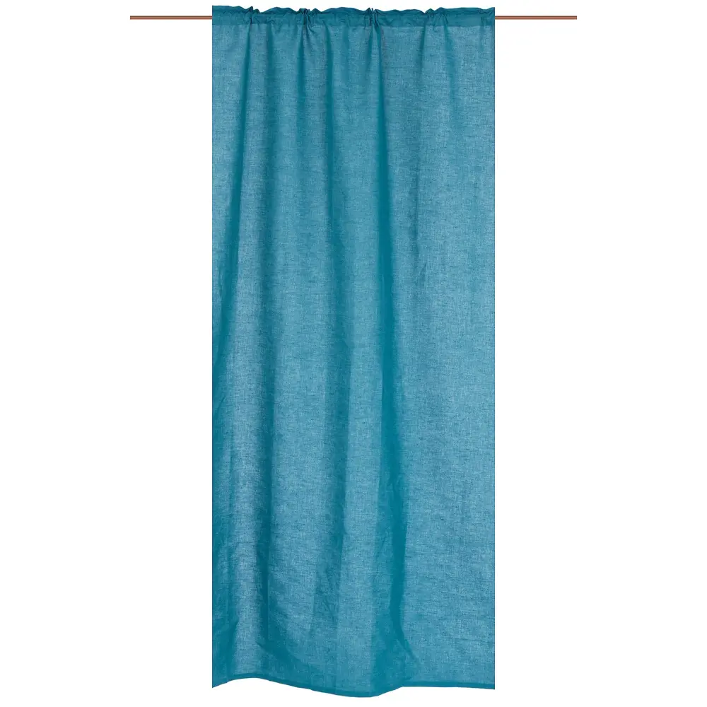 Штора на ленте «Ундина» 145х260 см цвет бирюзовый ВАСИЛИСА STLM-2137489