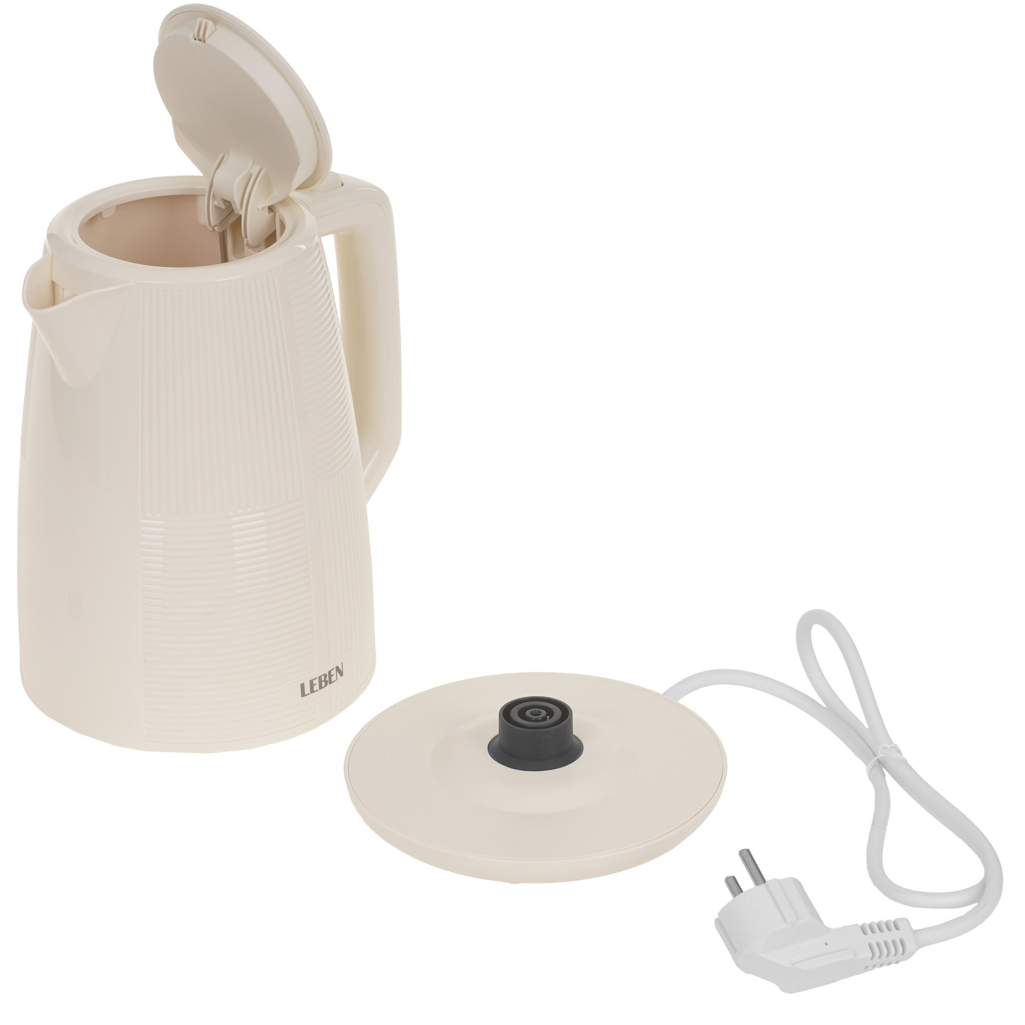 9237193 Электрочайник LEBEN 291-123 бежевый STDN-0131551 - Вид №4