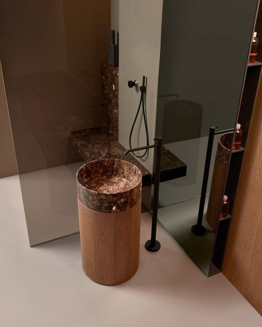 Отдельно стоящий круглый умывальник Antoniolupi RIGATINO ARCH-00044097 - Вид №3